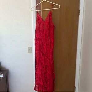 VS Archives red slip dress